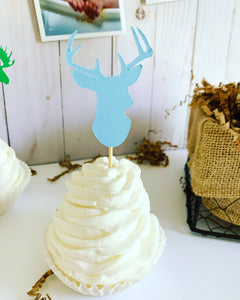 Deer Bear Moose Cupcake Toppers
