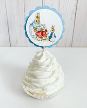Load image into Gallery viewer, peter rabbit and friends cupcake toppers
