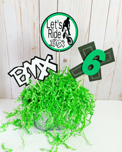 BMX birthday decorations