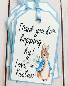 Peter Rabbit Thank You Tags