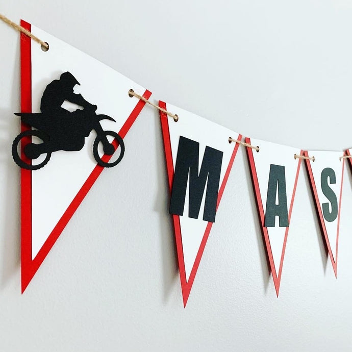 dirt bike name banner