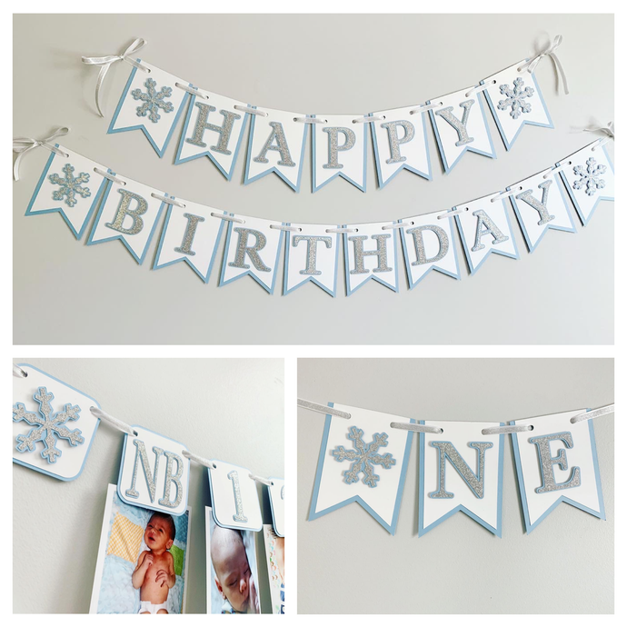 Winter ONEderland birthday decorations