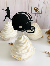 Load image into Gallery viewer, football cupcake toppers
