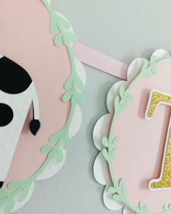 pink barnyard birthday decorations
