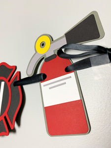 firetruck birthday banner 