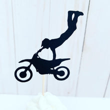 Load image into Gallery viewer, dirt bike cupcake toppers
