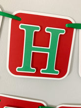 Load image into Gallery viewer, Christmas tree first birthday banner
