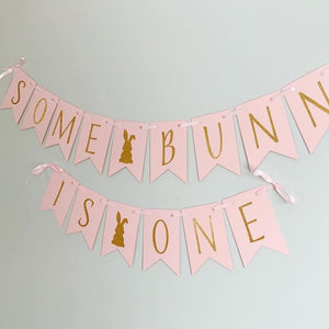 Some Bunny Is One Banner