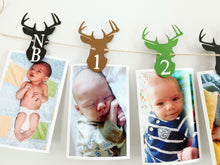 Load image into Gallery viewer, deer head birthday banner
