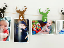 Load image into Gallery viewer, deer head birthday banner
