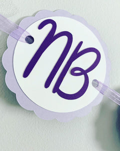 lavender first birthday decorations