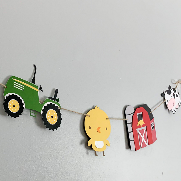 tractor  barnyard banner